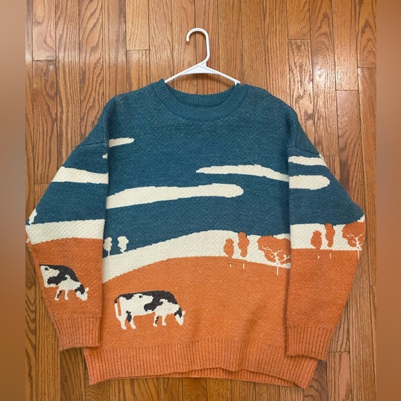Adam Freak Cows Grazing Sweatshirt XL - Picture 1 of 2